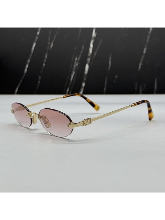 New Miu Miu MUA54S ZVN70O Pink Gold Women Sunglasses Miu Miu MU A54S main image 10